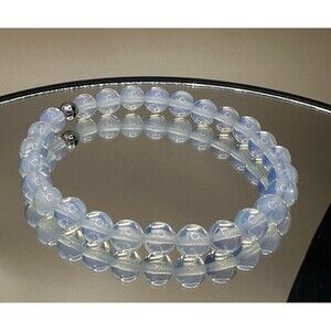 Opalite Grade AAA Handmade Round Beaded Stretch Balance Bracelet Gemstone 8" New